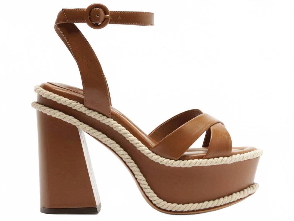 NEW ALEXANDRE BIRMAN women's elle 120 platform sandal in espresso